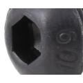m5 screw free Shipping 100pcs M5x10 mm M5 screw yuan cup Half round pan head black m5 bolt carbon Steel Hex Socket Head Cap
