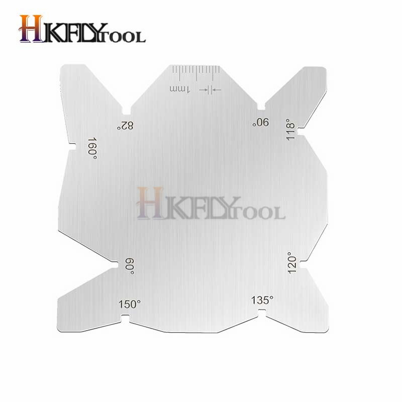 Drill Bits Angle Gauge Dirll Sharpener Tools S/S Inspection Angle Gage Stainless Steel Corner Front Edge Measuring Tool