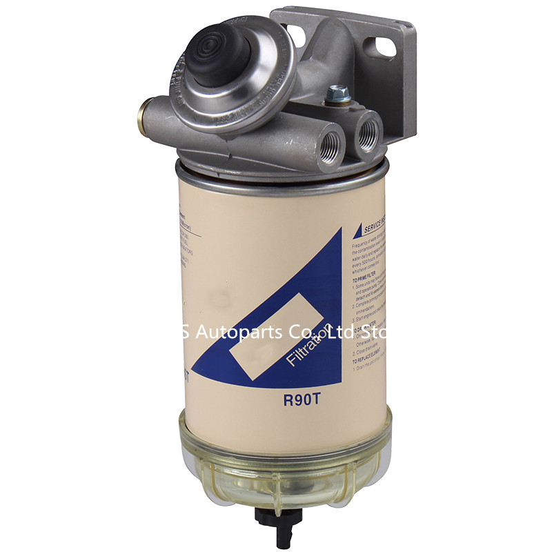 R90P R90T Fuel Filter Oil-water Separation Assembly For Cummins Auman Truck 1105010-F89 Filter Bowl With Pump Base Assembly