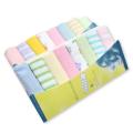 New 8pcs/pack Cotton Baby Nursing Towels Baby Bibs Handkerchief Towel Washcloth Newborn Boys Girls Feeding Cotton Bibs For Kids