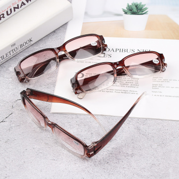 1PC Portable Near-far Dual-use Reading Glasses Sturdy Light Resin Frame Presbyopia Eyeglasses Fashion Unisex Read Eyewear