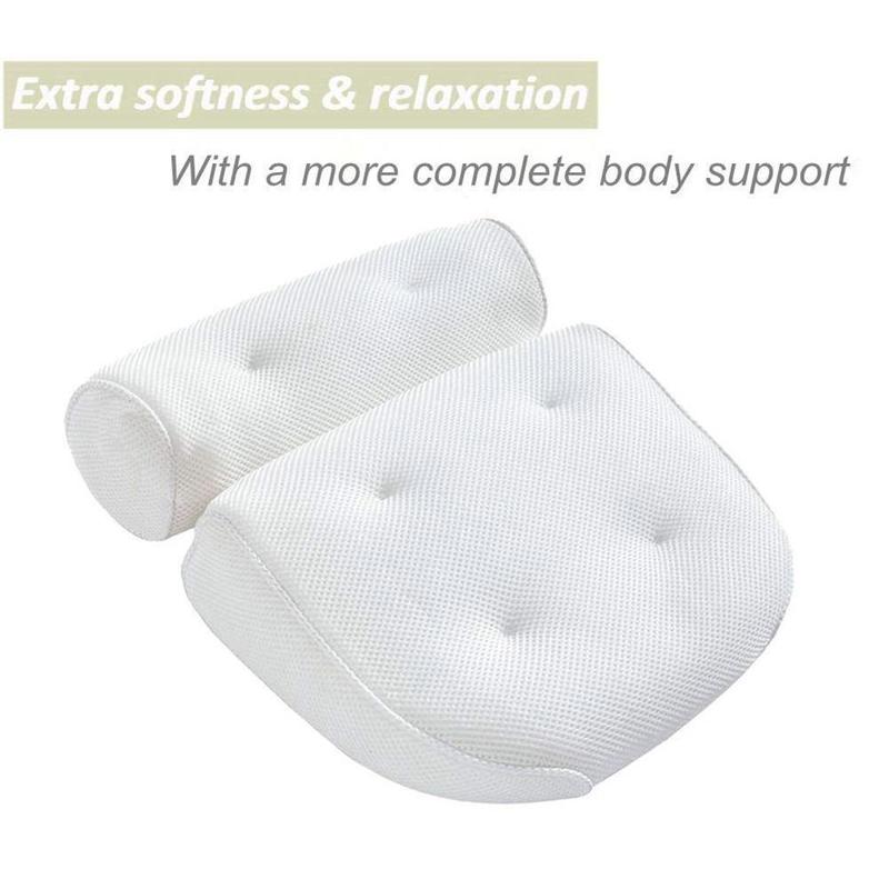 Explosive bathtub pillow for bathing, large suction cup, super suction SPA