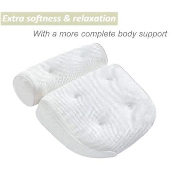 Explosive bathtub pillow for bathing, large suction cup, super suction SPA