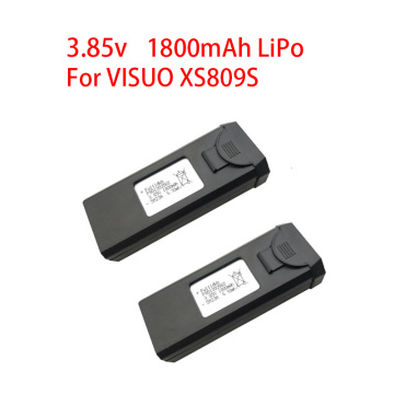 Original 3.85V 1800mAh Lipo Bettery For VISUO XS809s XS816 RC Quadcopter Drone Battery Spare Parts Accessories 3.7v battery
