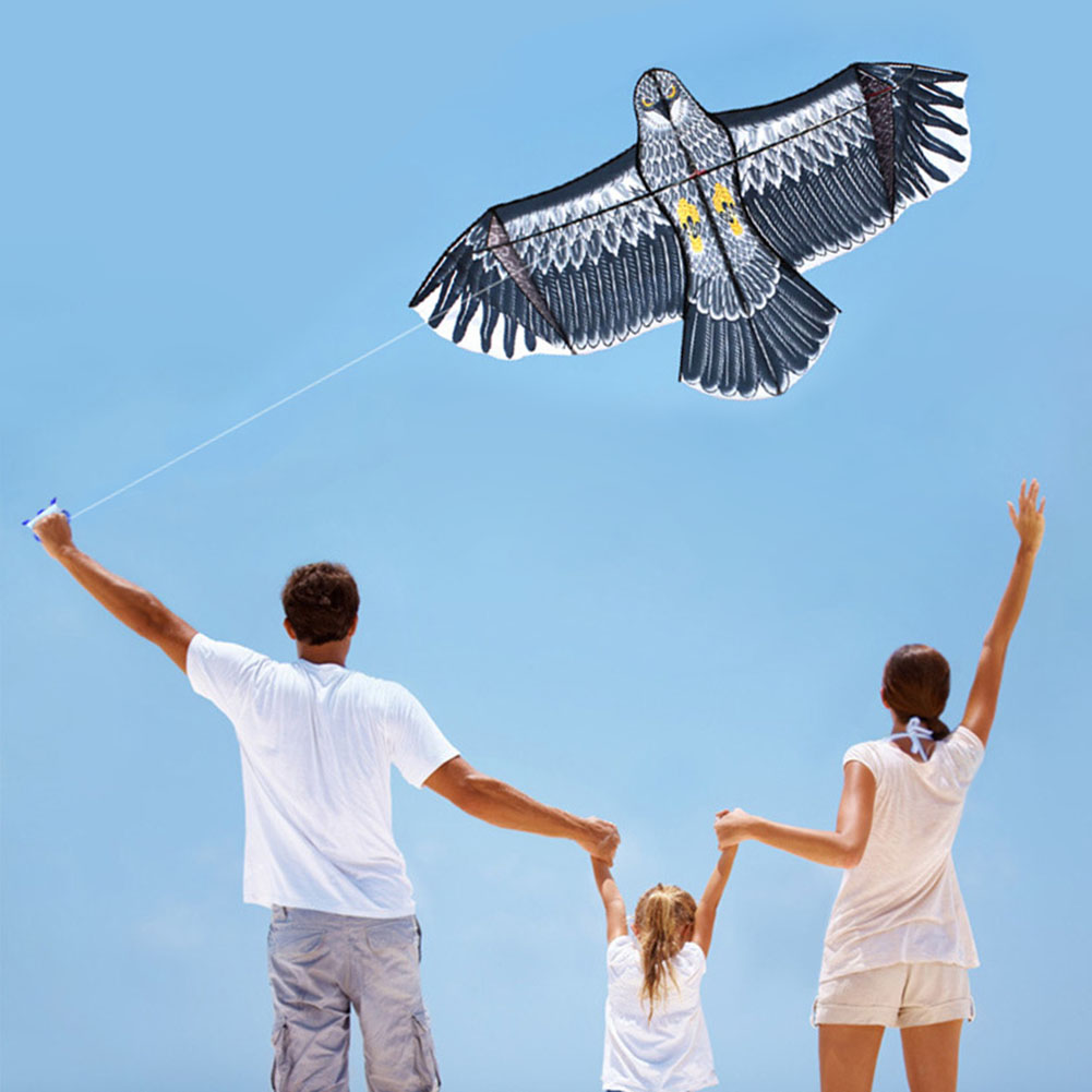 Outdoor Huge 1.5m Eagle Kite Single line Novelty Animal Kites Children's Activity Parent-child Toys Gift