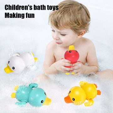 1 Set ABS Kids Bath Toy Baby Bath Swimming Bath Pool Toy Cute Wind Up Animal Bath Toys Set Water Beach Toys Swimming Water Toys