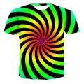 Vertigo Hypnotic 3d Tee Shirt Men's Summer T shirt 3D Printed Tshirts Short Sleeve Compression Tshirt Men/women Party T-shirt