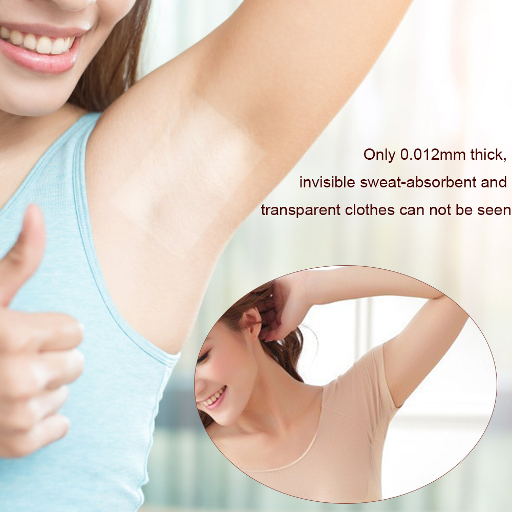 1Roll Sweat Scent Perspiration Pad Underarm Dress Clothing Absorbing Deodorant Antiperspirant Sticker Armpit Absorbent Pads Care