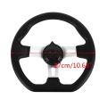 270mm Universal Steering Wheel for Go Kart 110CC Replacement Accessories PU 6XDB
