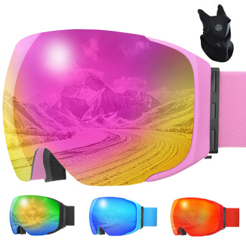 X-Tiger Ski Goggles Men Women Outdoor Winter Sports Snowboard Glasses Magnetic Double Layers UV400 Anti-fog Big Ski Mask Goggles