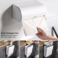 1Pc Wall-mounted Detachable Kitchen Trash Can Cabinet Door Hanging Paper Tissue Holder Home Supplies