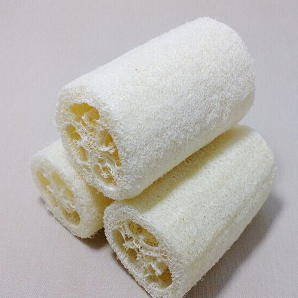 1 Pc New Natural Loofah body scrub Gourd Sponge Bath Rub Dishes Cleaning Exfoliating cream psoriasis Scrubber Tool 10cm