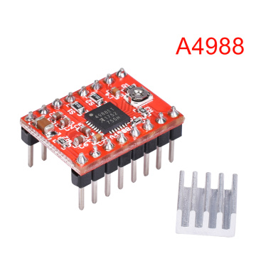 1pc 3D Printer parts A4988 Stepper Motor Driver Module with Heatsinks Reprap Board Suitable Ramps 1.4 For 3D Printer