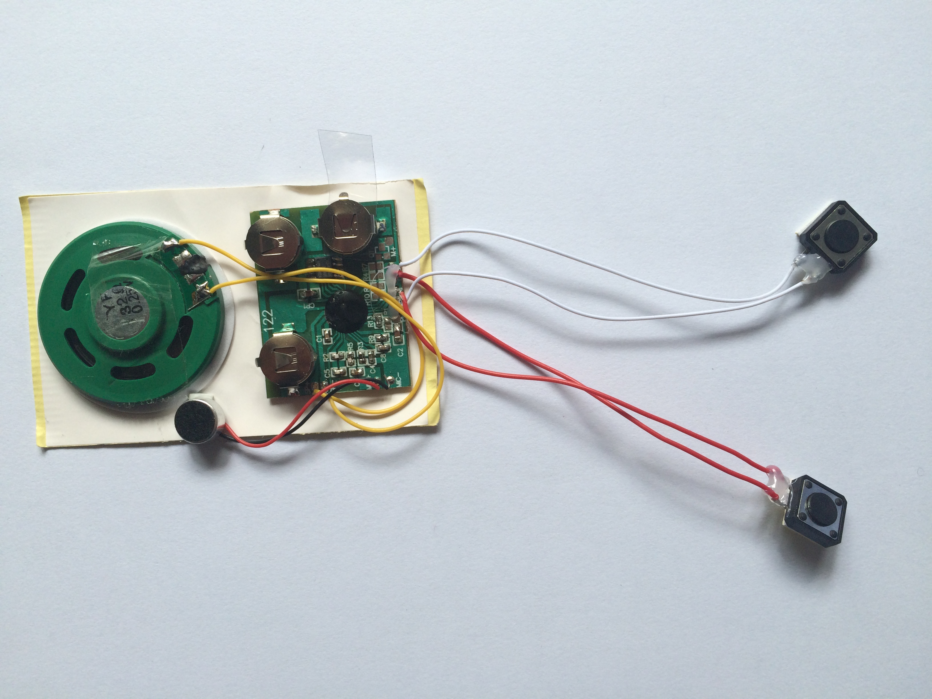 Voice recording movement