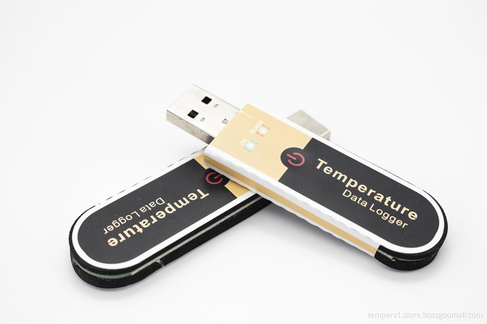 Waterproof USB 2.0 PDF Disposable Temperature Data Logger