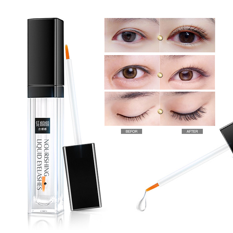 Eyelash Growth Serum Vitamin E Eyelash Enhancer Longer Fuller Thicker Lashes Eyelashes Eyebrows Enhancer Eye Care 7Ml TSLM1