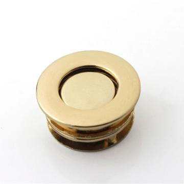 1pcs Metal Button Lock Round Fashion Switch Button Lock Closure Parts for DIY Handbag Shoulder Bag Purse Hardware Accessories