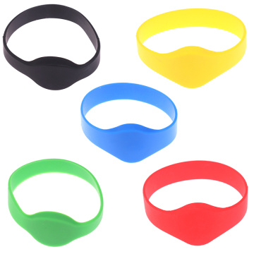 1PC 5 COLOR 125khz EM4100 TK4100 Wristband RFID Bracelet ID Card Silicone Band Read Only Access Control Card