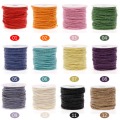 10M DIY Color Hemp Rope 2MM Natural Craft Jute Rope Cord Thick String Home Apparel Sewing Fabric Cords #259337