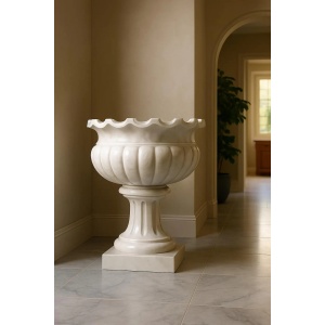 Luxury Marble Flowerpot – Classical Entryway Vase
