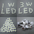 100pcs 1W 3W LED High Power LEDs Cold White Natural White Warm White RGB Red Green Blue Yellow Light Source