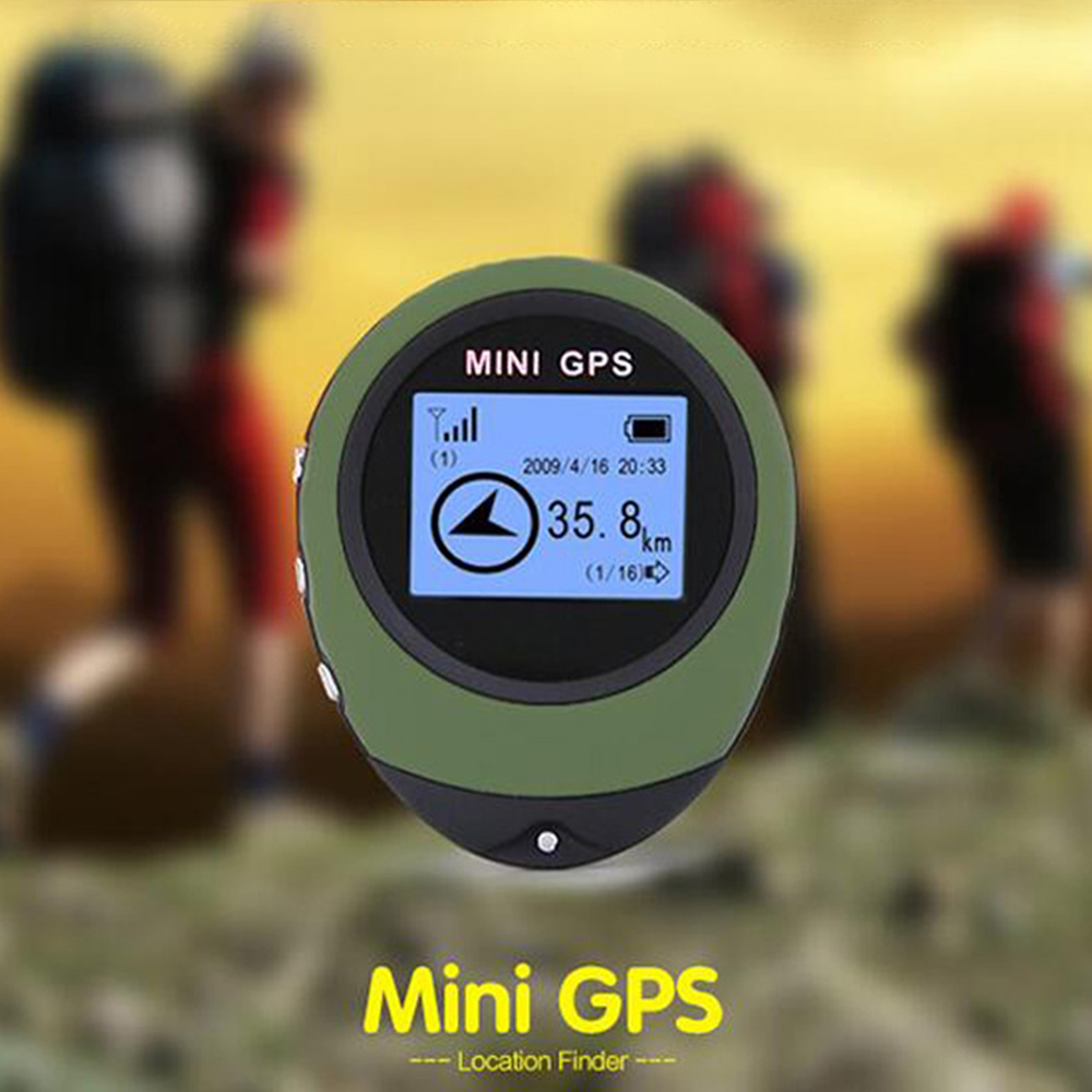 Portable Mini Outdoor GPS Navigation Receiver Kits Location Finder Tracker USB Charger with Key Chain for Hiking GPS Module DAB