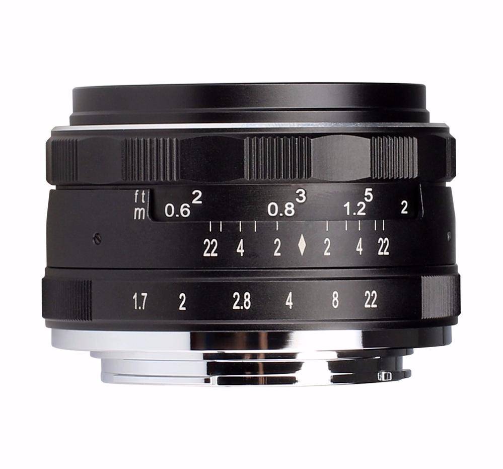 Meike MK-EM-35-1.7 35mm f 1.7 Large Aperture Manual Focus lens APS-C For Canon EOS-M Mirrorless DSR DSLR cameras Lenses