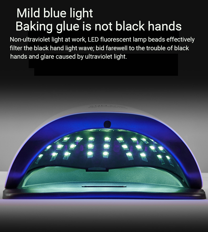 SUN X7 Max 180W Nail Lamp 57LED UV Lamp Professional Phototherapy Nail Gel Dryer Lamp Quick-Druing Auto Manicure Lamp