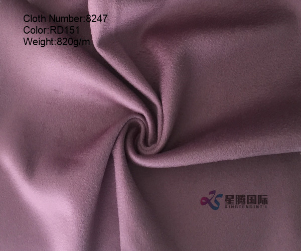 Water-wave 100% Wool Fabric Double Face