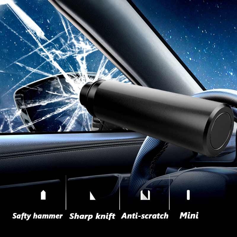 EAFC Car Safety Hammer Auto Emergency Glass Window Breaker Seat Belt Cutter Life-Saving Escape Car Emergency Tool