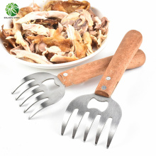 Duolvqi Stainless Steel Meat Separator BBQ Bottle Opening Tool Meat Tearing Forks Bear Claw Meat Dividing Machine Multifunction