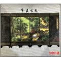 Exquisite antique lacquerware small screen decoration (Riverside picture in Qingming Dynasty)