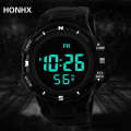 Luxury Men Watches Analog Digital Military Sport LED Waterproof Wrist Watch Silicone Strap Electronic Watch Male Clock relogio