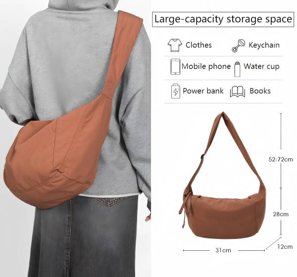 Lightweight and waterproof women's crossbody bag