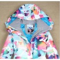 Womens Camouflage Ski Jacket Colorful Snowboard Snow Wear Ladies Waterproof Windproof Warm Anorak Padded Skiwear