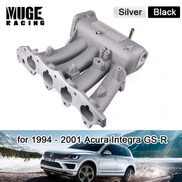 Car Air Intake Manifold Black Aluminum Intake Manifold Upgrade Bolt On for Acura Integra (GS-R, GS-R) 1994 - 2001 B18C1 CR1823