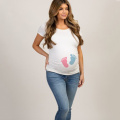 Summer Funny Cartoon Print Pregnancy T-Shirt Tops Maternity Clothing Plus-Size Short Sleeve Pregnant Women Hot Sale T-Shirts