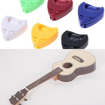 5pcs Guitar Accessories Plectrum Heart Shaped Pick Holder Box Musical Instrument #35/12L