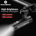 ROCKBROS Bicycle Light Bicycle USB Rechargeable Light MTB Bike Light Power Bank Flashlight Waterproof Bicycle Headlight