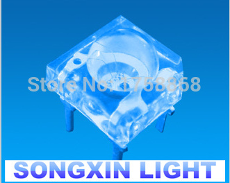 50 pcs bright Blue LED 5mm Dome Super Flux water Clear Piranha LEDs Car Light High Quality New