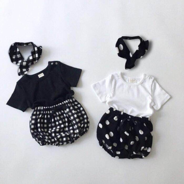 Children Clothing Sets 2020 Summer Baby Clothing Set Korean Style Toddler Boys Clothes T shirts + PP shorts Infant Girls Clothes