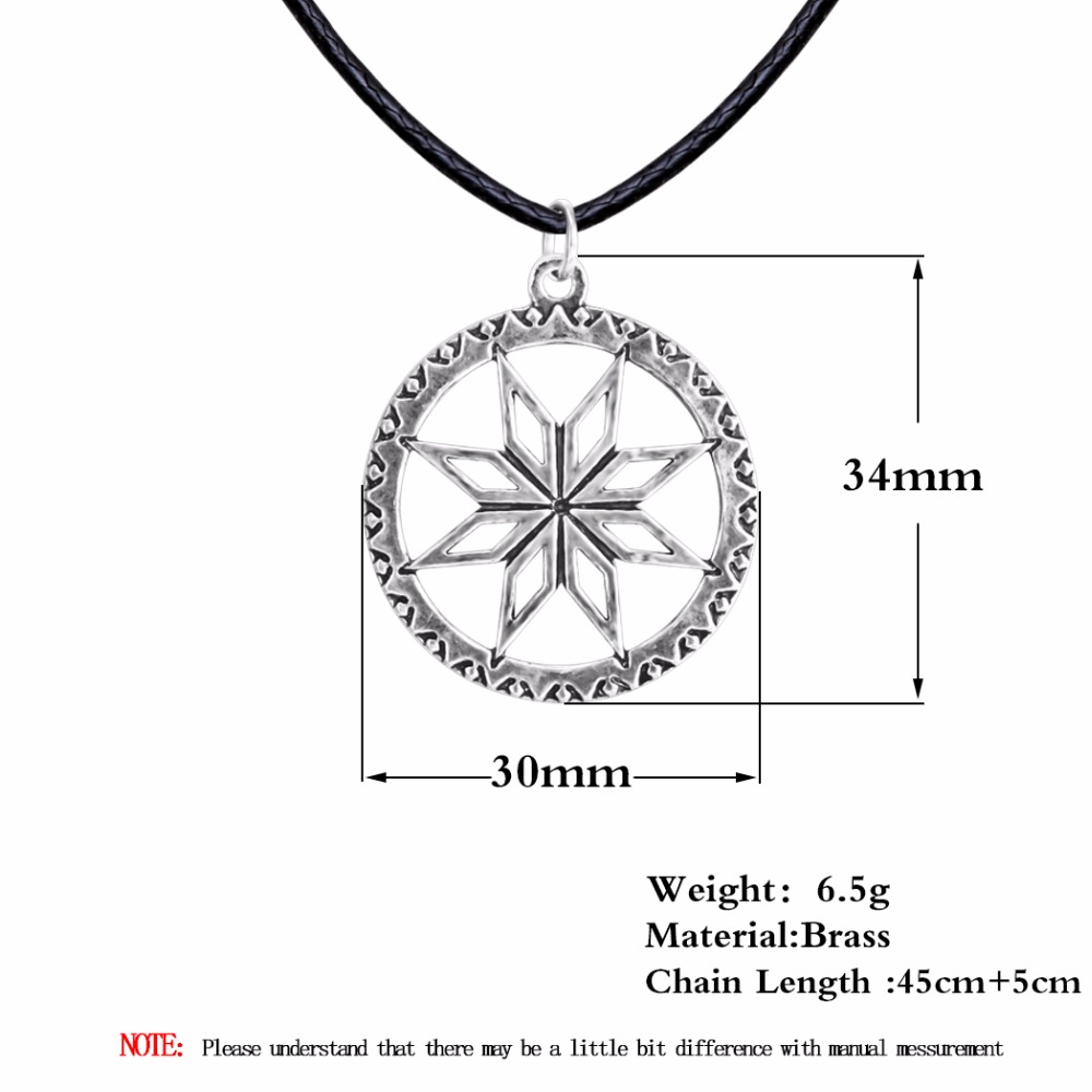 Chandler Plate Alatyr Perun Protect God Runes Family Success Sun Good Charm Necklace For Man Slavic Amulet Viking Jewelry