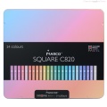Marco 12/24Colors Macaron Square Pastel Oily Color Pencils professional Colored Pencils for School hand-painted pencil