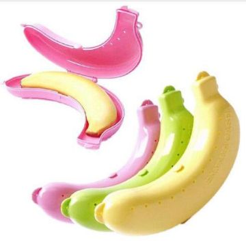 banana Portable plastic box boite de rangement protection food container plastic food containers toy box kawaii box food stora