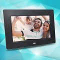 7 Inch Digital Photo Frame X08E - Digital Picture Frame with IPS Display Motion Sensor USB and SD Card Slots Remote Control