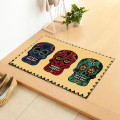 SILIKOLOVE 40*60cm Color Skull Anti Slip Floor Mats Carpet Entrance Doormat For Entrance Door Mat Outdoor Front