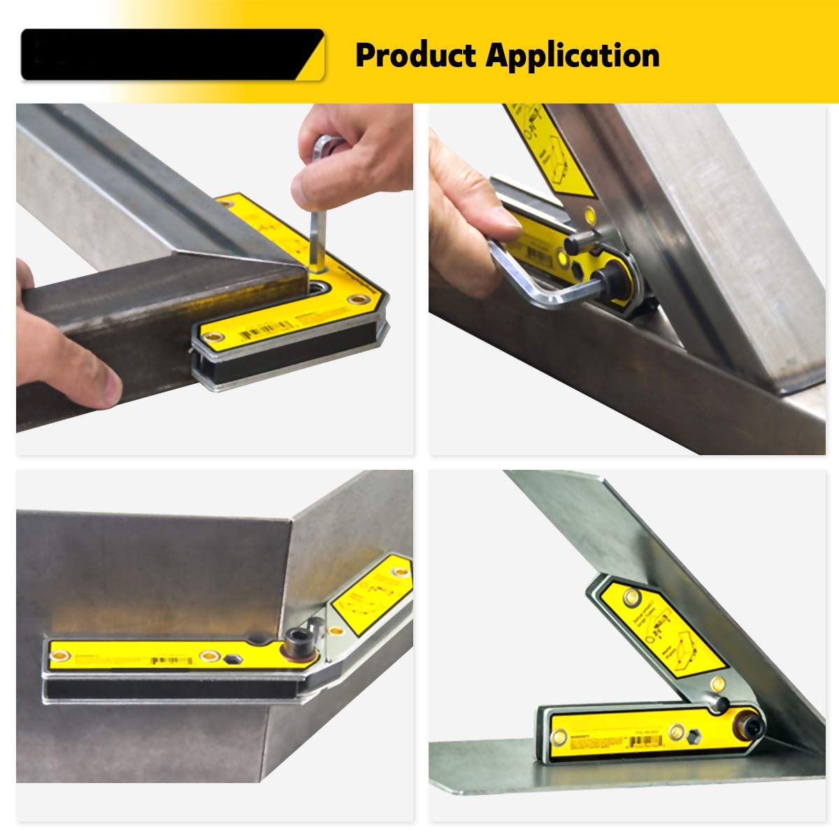 1pcs 20-270 Degree Adjustable Magnets Angles Welding Locator Magnetic Holder Welding Fixture Corner Clamp Positioner