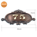 House Number European Style Door Sign Gate Custom Made Apartment Villa Door Plates Any Letters Symbols House Drop Shipping