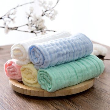 5Pcs/lot 25*25cmBaby Face Towel Microfiber Absorbent Drying Bath Beach Towel Washcloth Swimwear Baby Towel Cotton Kids Towel