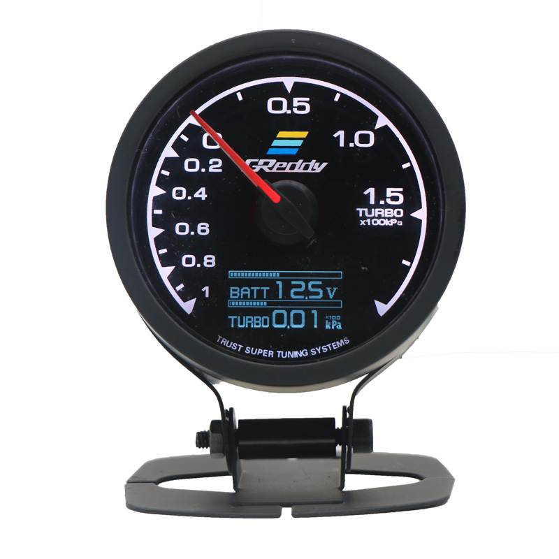 62mm GReddi Water Temp Gauges LCD Digital Display Turbo Boost Oil Pressure Air Fuel Ratio Exhaust Fuel Volta Rpm Racing Meter